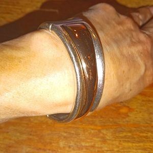 Robert Lee Morris open spring cuff bracelet